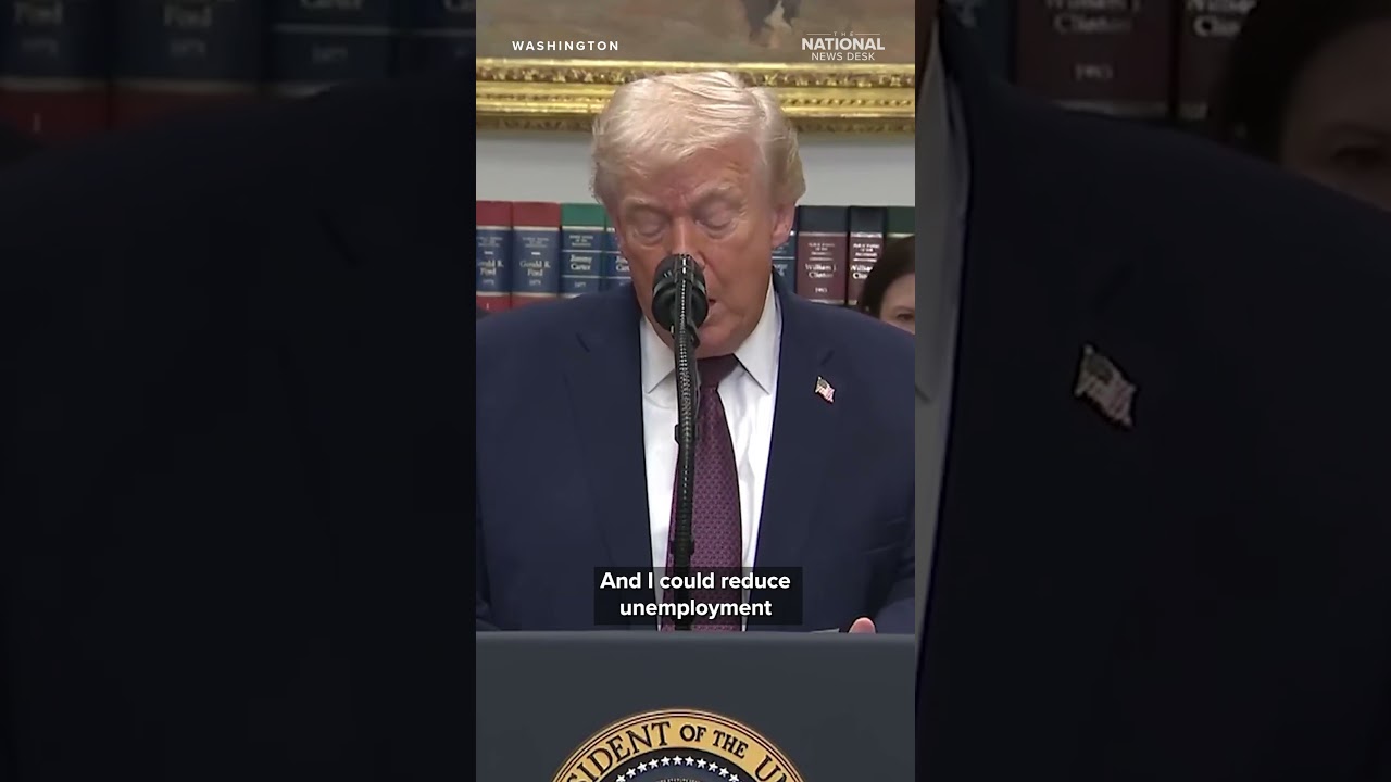 Trump blames 4.5% unemployment rate on reducing government workforce
