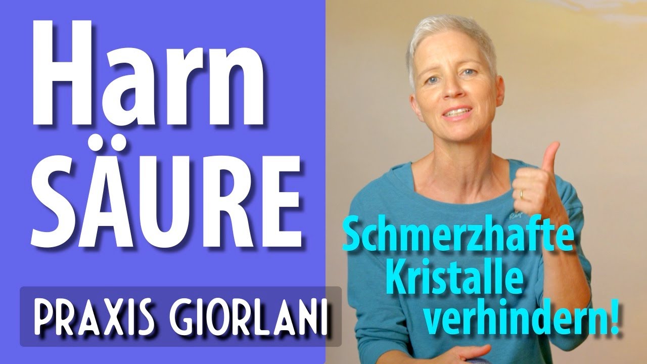 Harns&auml;ure - schmerzhafte Kristalle verhindern.