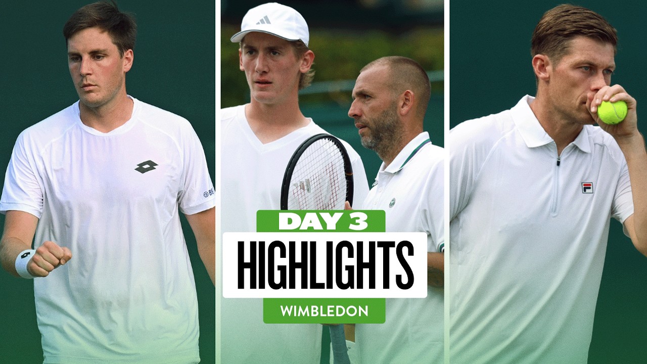 🇬🇧 Doubles Begins! | Wimbledon Day 3 Highlights | Evans, Patten, Cash, Glasspool, Skupski & More 🔥🎾