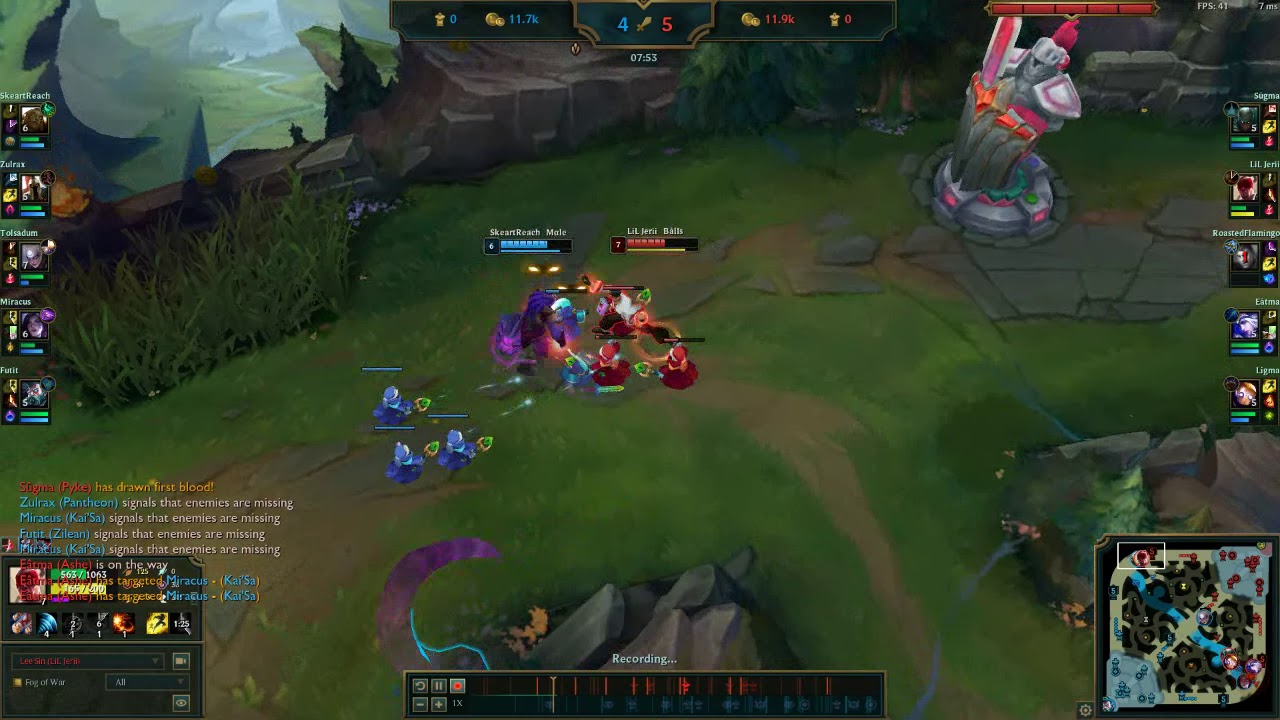 Insec kick: Lee Sin