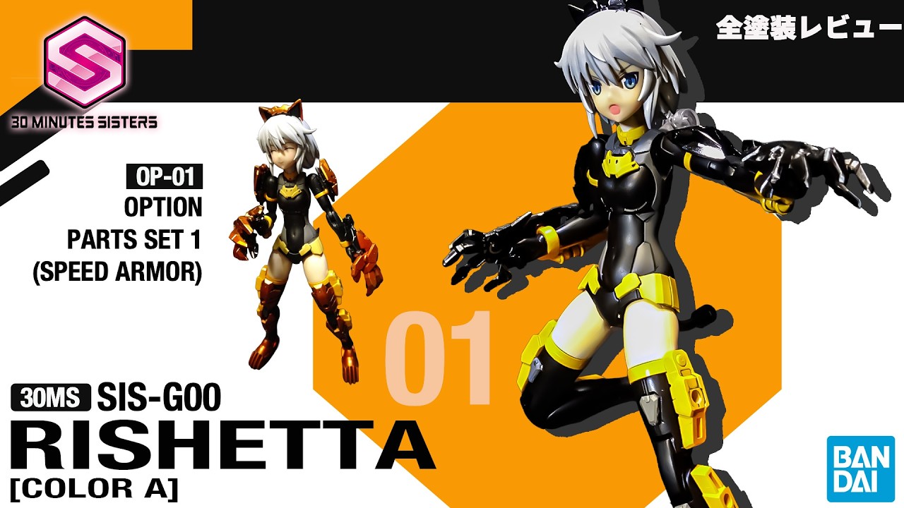 RISHETTA[COLOR A]&OPTION PARTS SET 1(SPEED ARMOR)全塗装レビュー