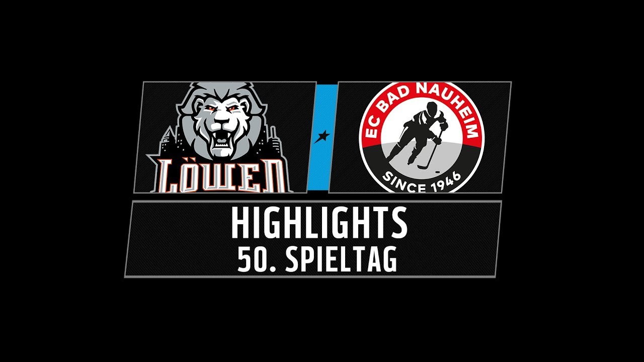 DEL2 Highlights 50. Spieltag | Löwen Frankfurt vs. EC Bad Nauheim