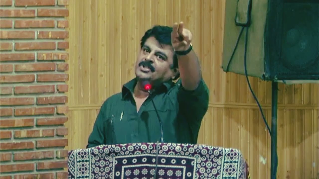 #Syed #Sardar Ali Shah sb speech on anv late Great Poet #Hassan Dars