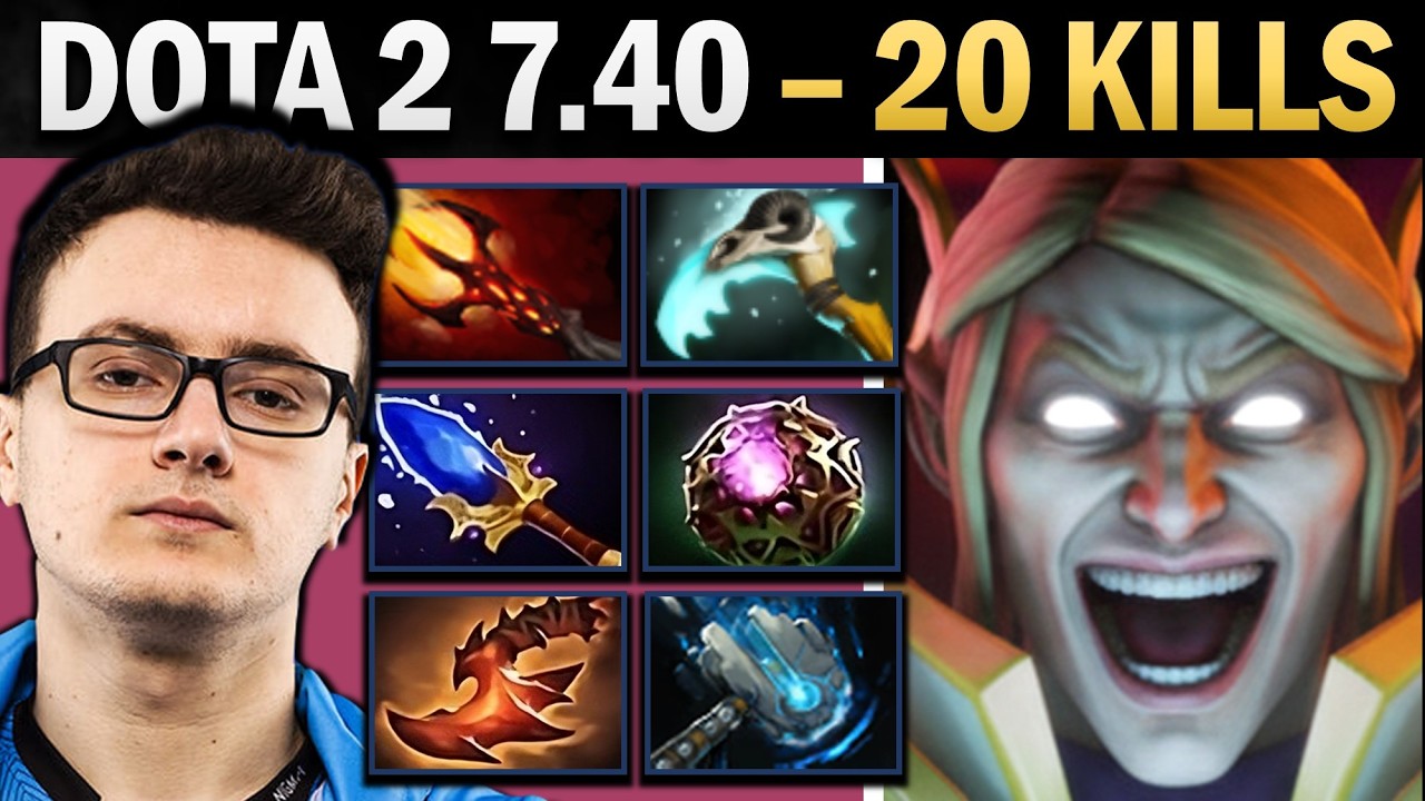 Invoker Pro Mid with Dagon and Meteor Hammer - Dota 2 Gameplay