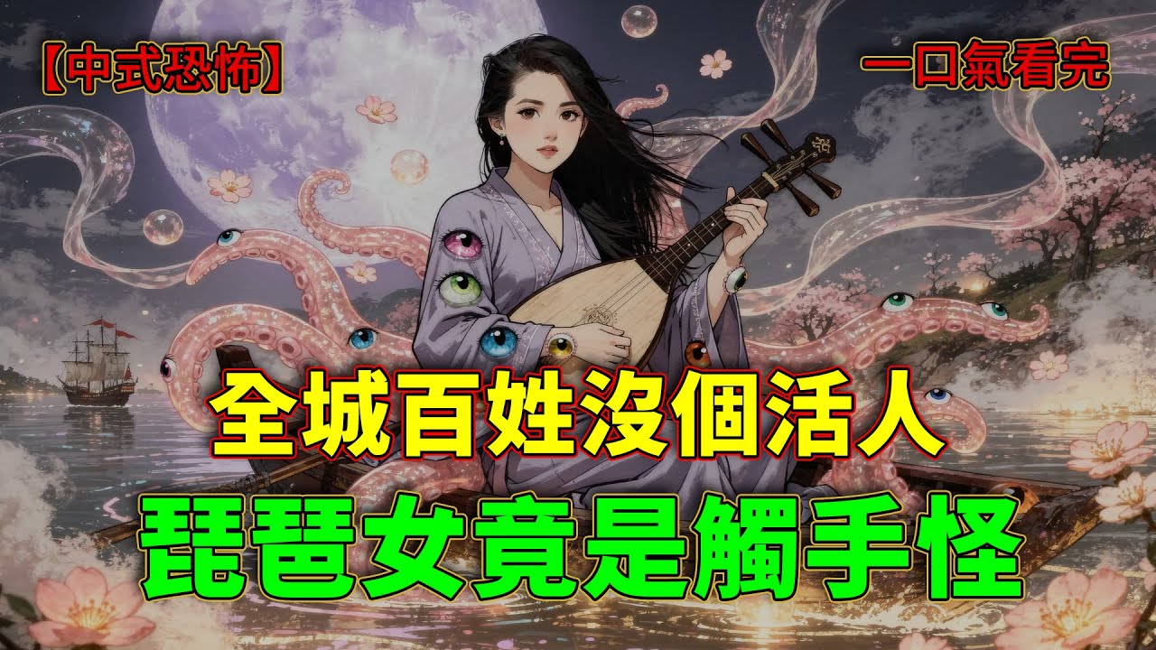 【一口氣看完】大唐禁忌！白居易貶官潯陽驚覺「全城非人」？揭開《琵琶行》背後隱藏的不可名狀恐懼，這首詩竟是寫給邪神的祭語！