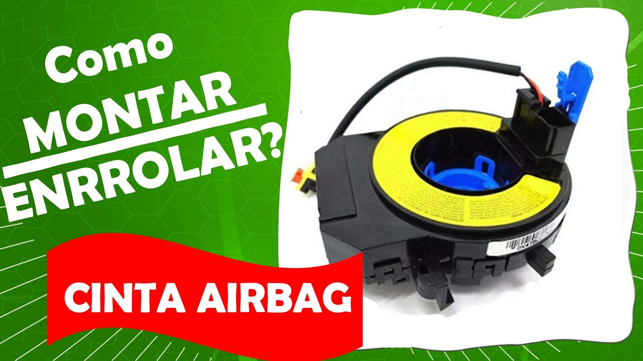 Como Montar Cinta do Airbag - Como enrolar cinta do Airbag