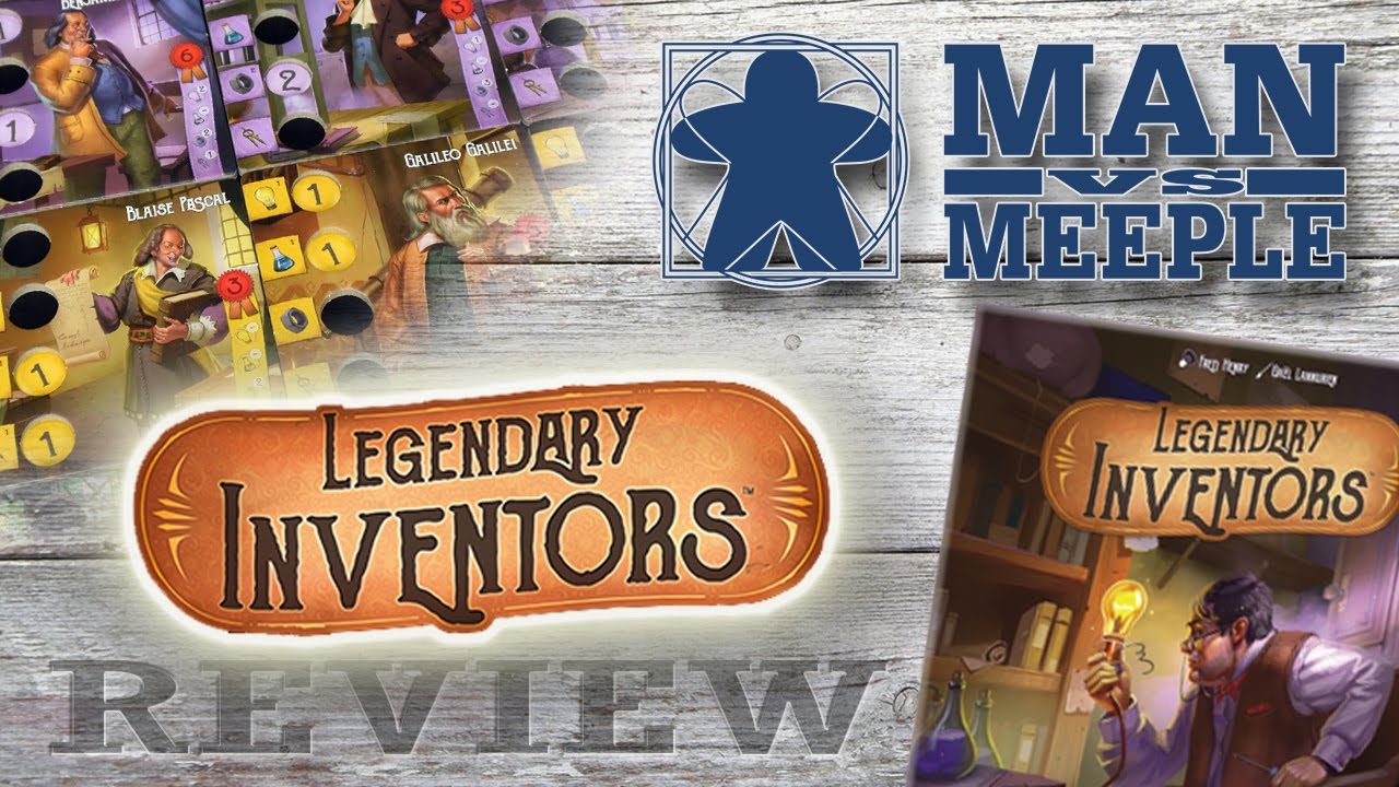 Legendary Inventors (Bombyx) Review by Man Vs Meeple