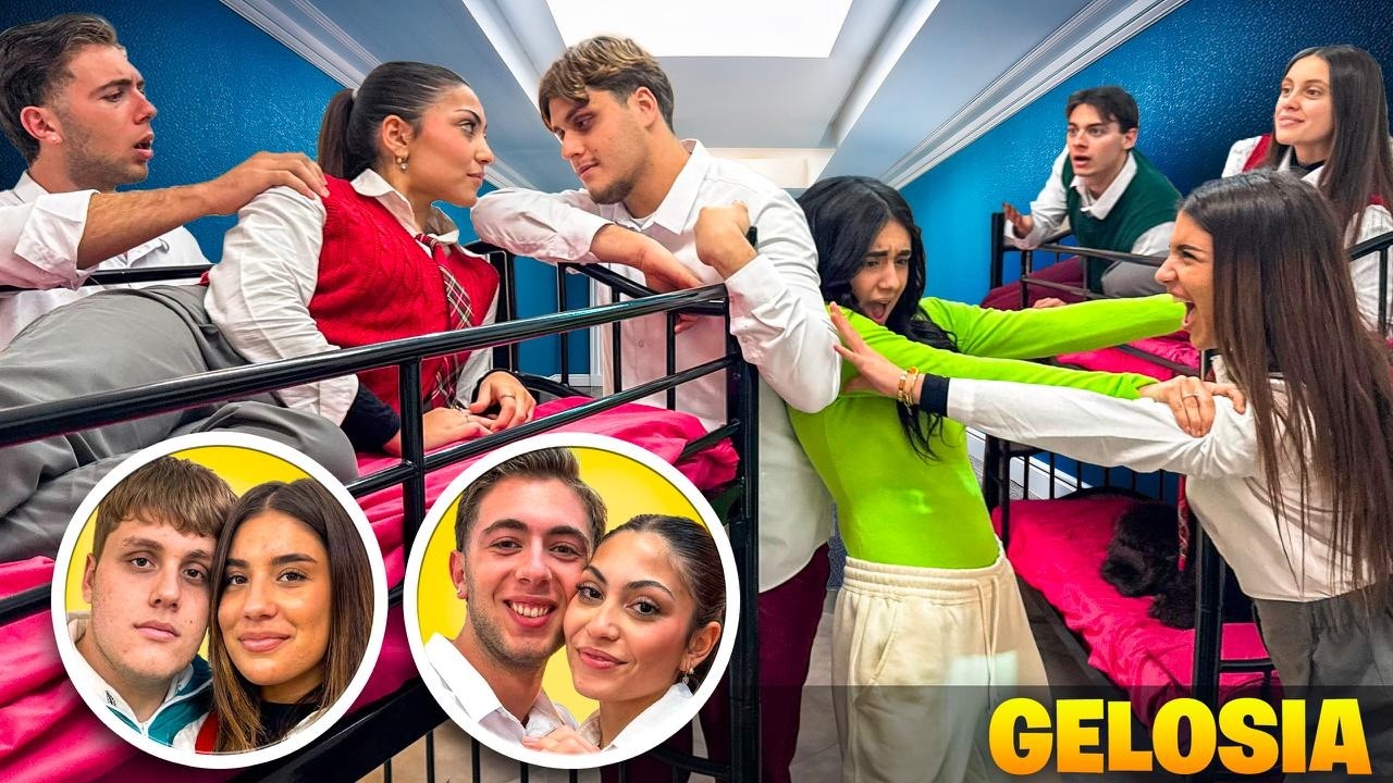 GELOSIA: NICOLE HA SCOPERTO IL FIDANZATO DI LUCREZIA NEL DORMITORIO DELLA SCUOLA INSIEME ALLA BULLA!