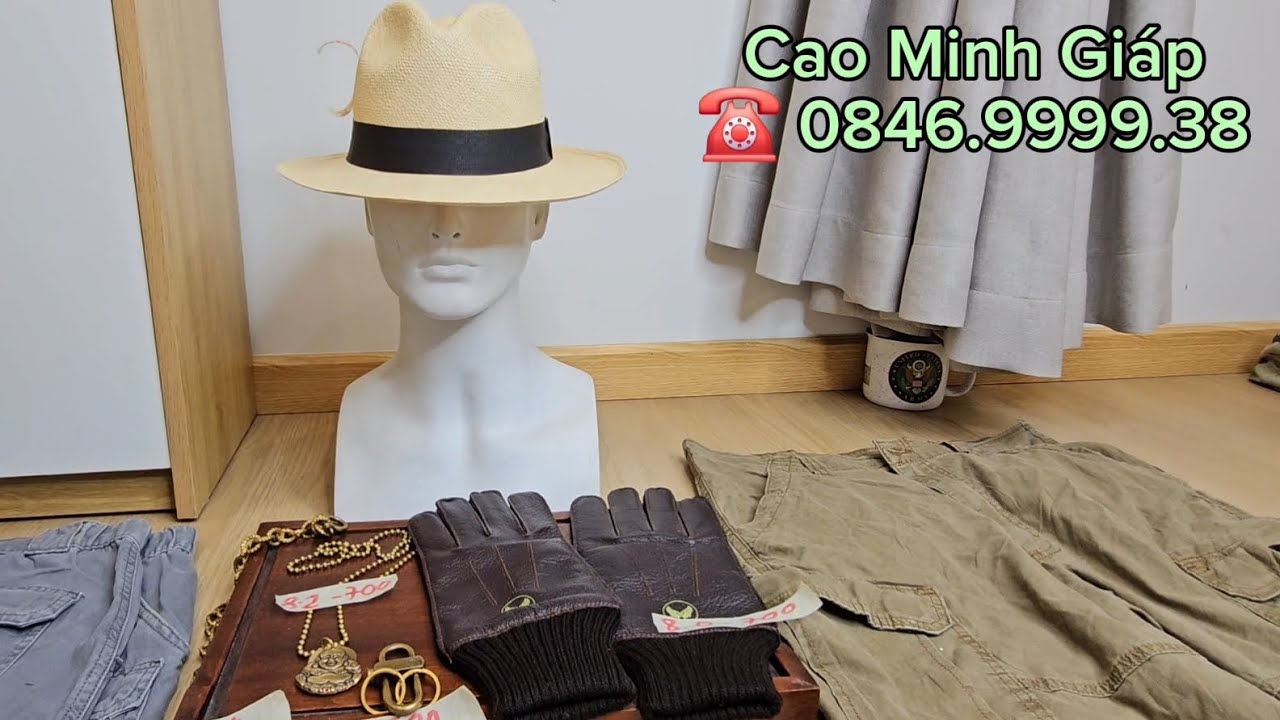 [26/02/2026] ĐỒ LÍNH MỸ: NÓN PHỚT PANAMA, DÂY CHUYỀN US, GĂNG TAY PILOT US, QUẦN SỌT LH:0846.9999.38