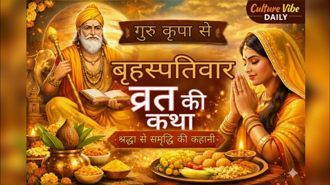 बृहस्पतिवार व्रत कथा | Guru Brihaspati Ki Kripa Se Sukh Samriddhi