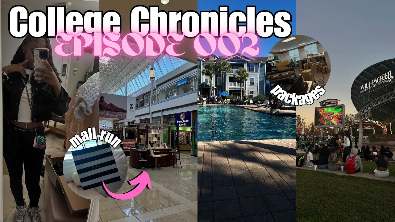 COLLEGE CHRONICLES EP:002||mall run, classes, pool party, hoco lineup, +more||Destiny Ja’Nay