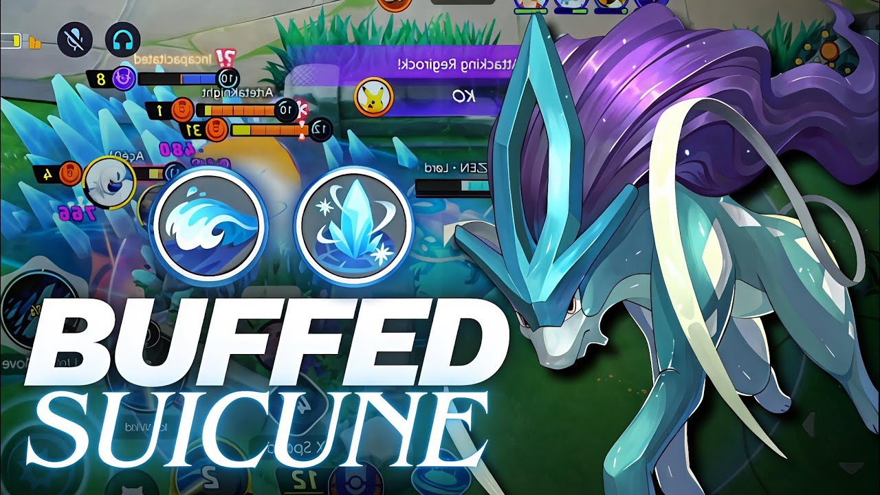 They make Suicune BROKEN again 😱 | Insane Freeze Combos & Gameplay Ice Domination #pokemonunite 