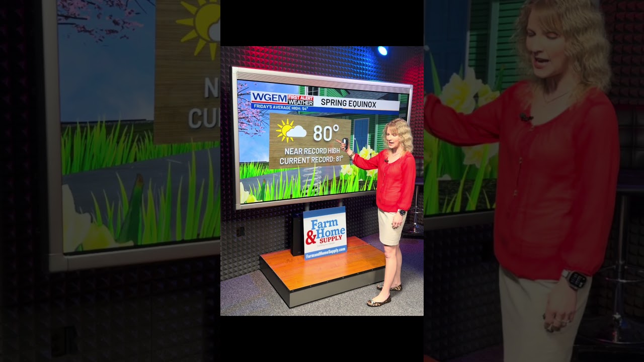 #springequinox forecast 🌸🌼🌷#friday More details: www.wgem.com/page/first-alert-weather-now/