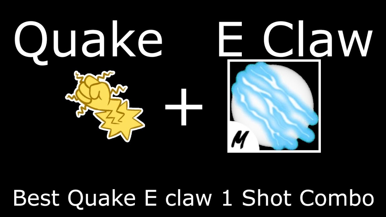 [Quake + Electric Claw best one shot combo] |Blox Fruits|