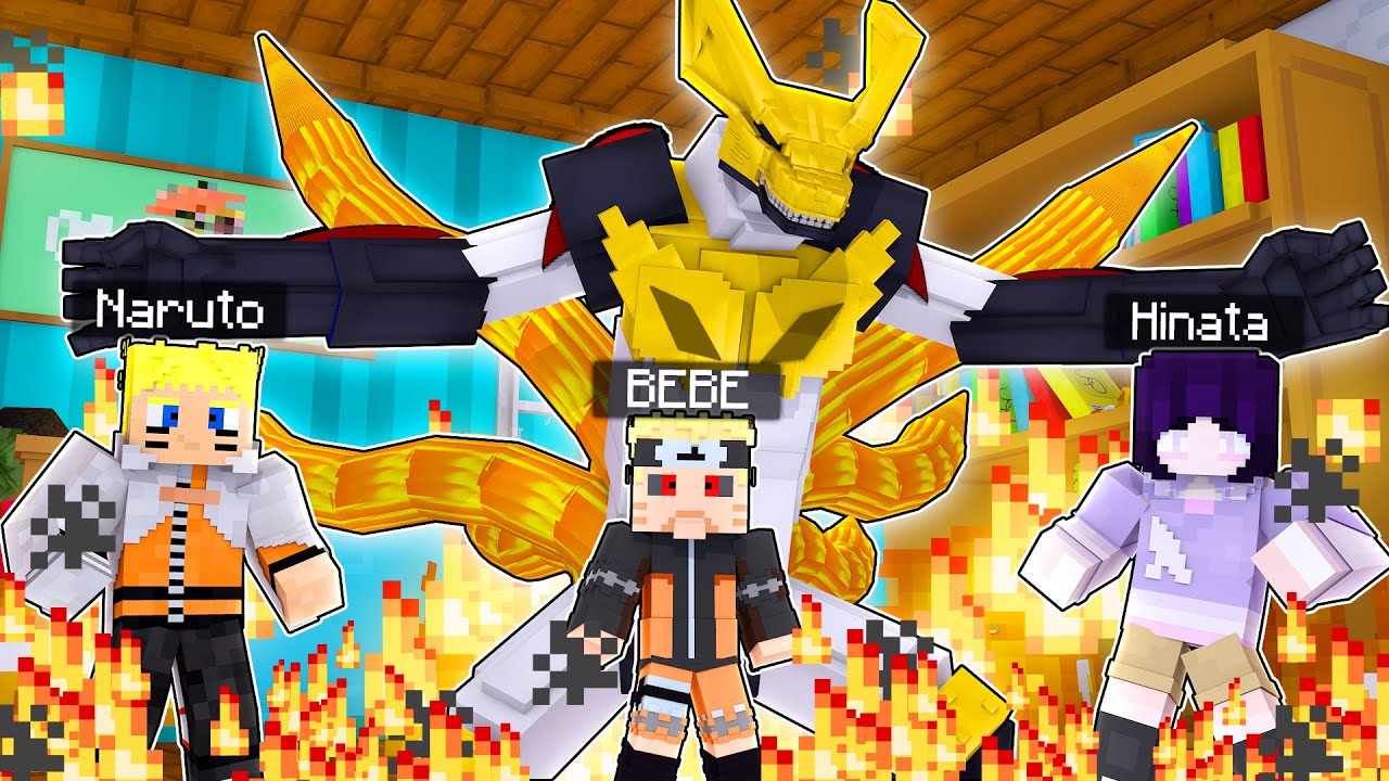 Minecraft: Who's Your Family? O FILHO DO NARUTO DESPERTOU A KURAMA ROBÔ ‹‹ P3DRU ››