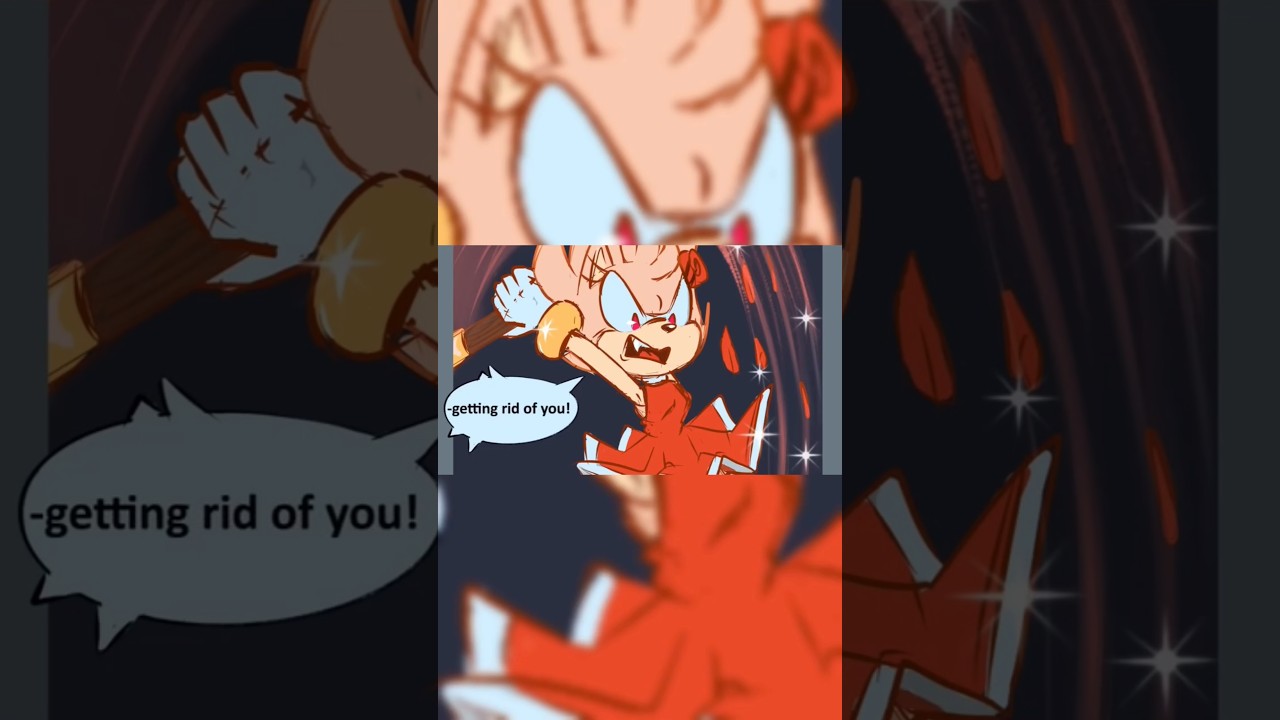 Super Amy's Transformation (Sonic Comic Dub) #sonicthehedgehog #sonic #amyrose #superamy #comicdub