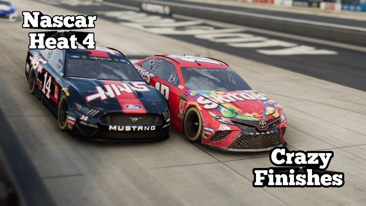 Nascar Heat 4 Crazy Finishes #2