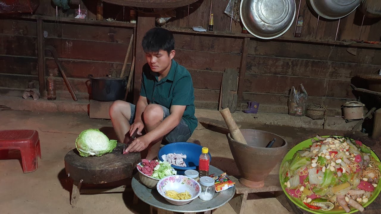 Tuav taw qiab xyaws zaub mij peb noj