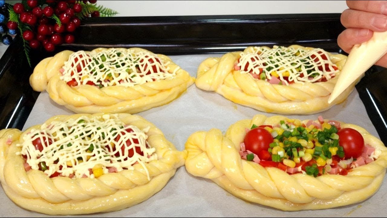 РЕЦЕПТ В КОПИЛКУ! ОБАЛДЕННЫЕ МИНИ ПИЦЦЫ! ИДЕАЛЬНОЕ ТЕСТО КАК ПУХ PIZZA PIE RECIPE CAKE FOOD SWEETS
