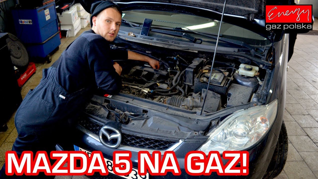 Mazda 5 1.8 116KM 2006r w Energy Gaz Polska na auto gaz BRC SQ 32 OBD
