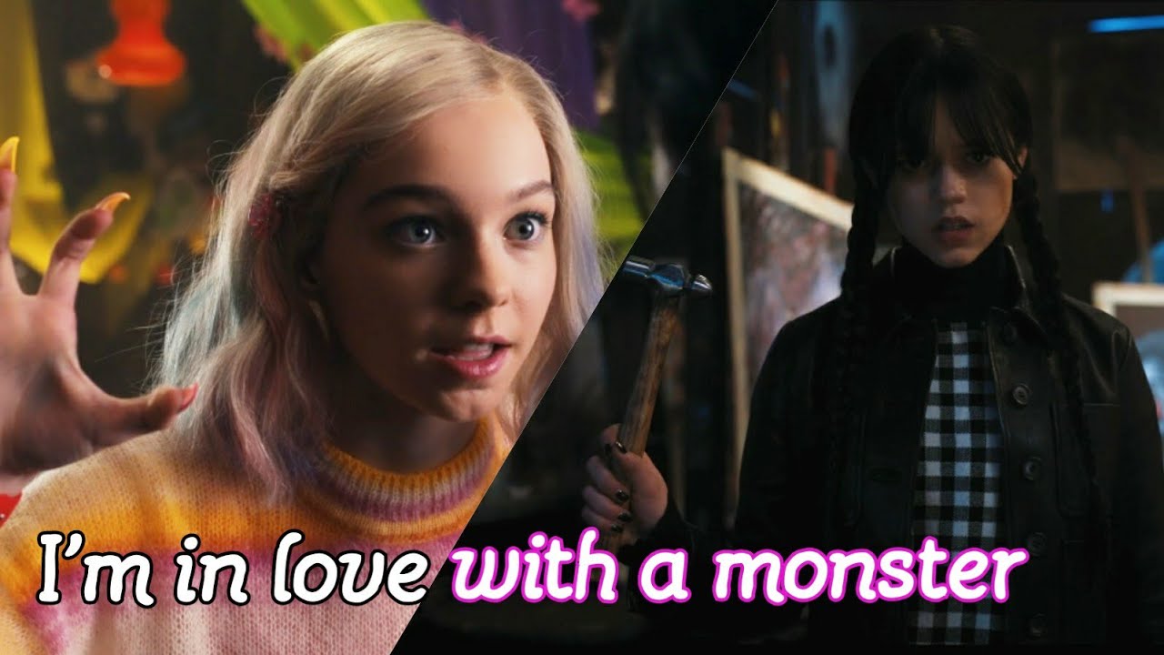 Wednesday and Enid (Wenclair) - I'm in love with a monster