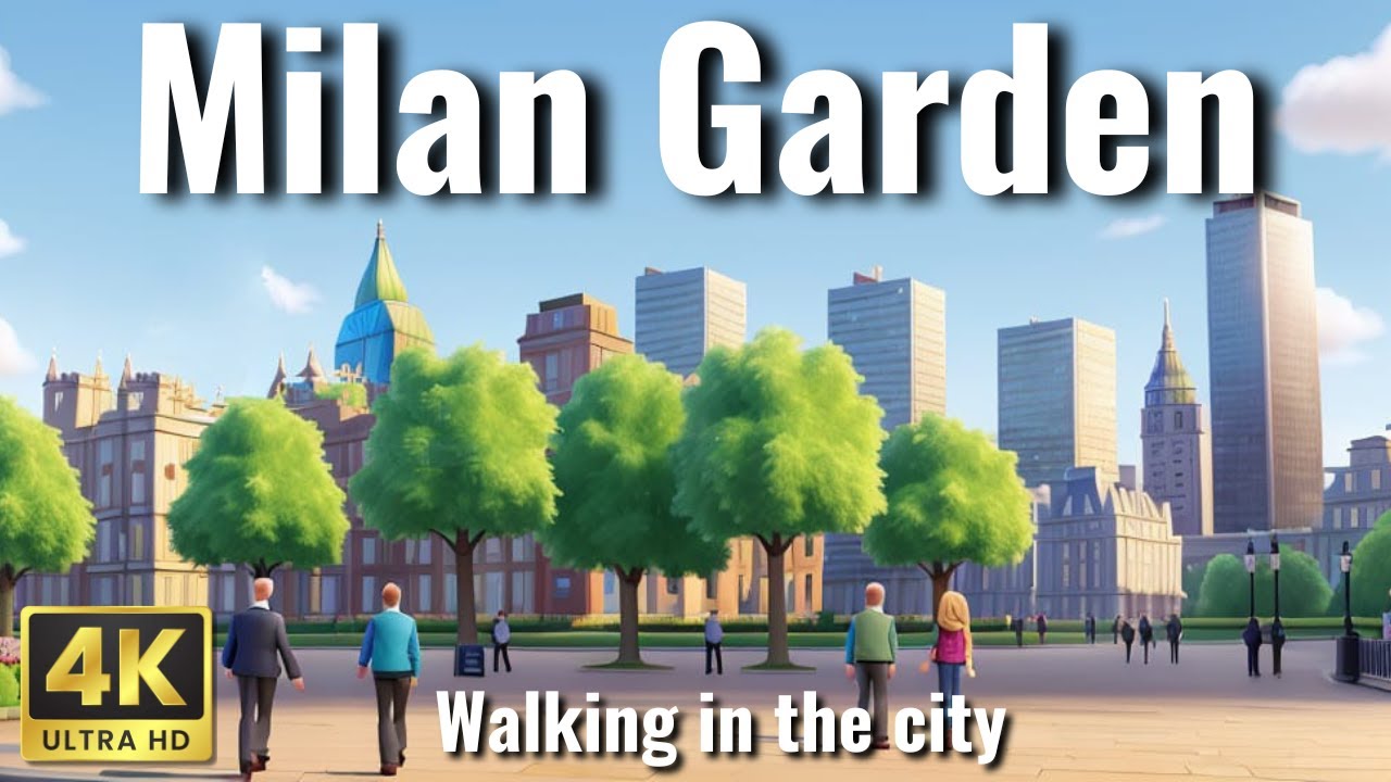 🇮🇹 Walking Through Milan's Modern Green Oasis | Biblioteca degli Alberi Park
