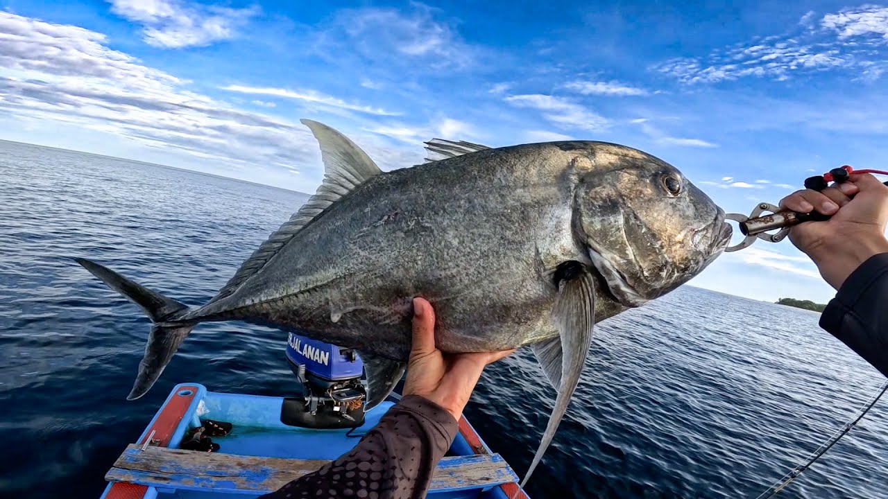 Berkah Doa Istri Mancing Ikan GT Besar-Besar Full Strike, Harganya Ratusan Ribu !