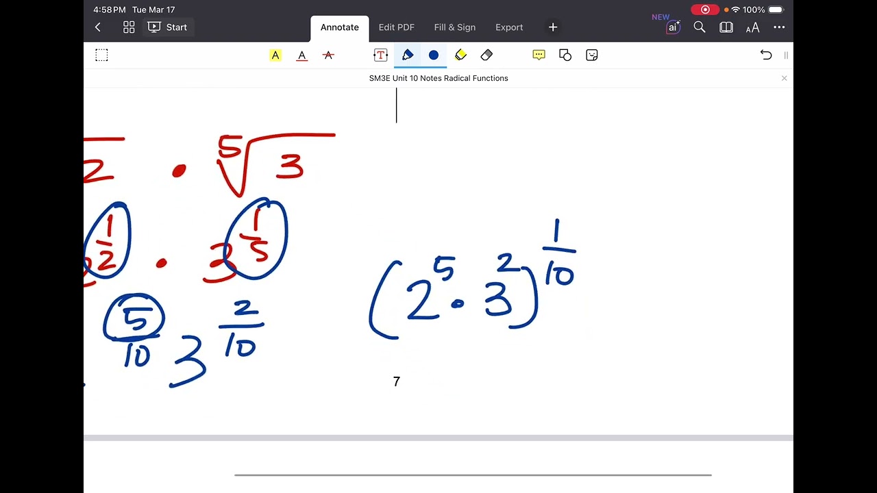 Extra Example on Radical Form