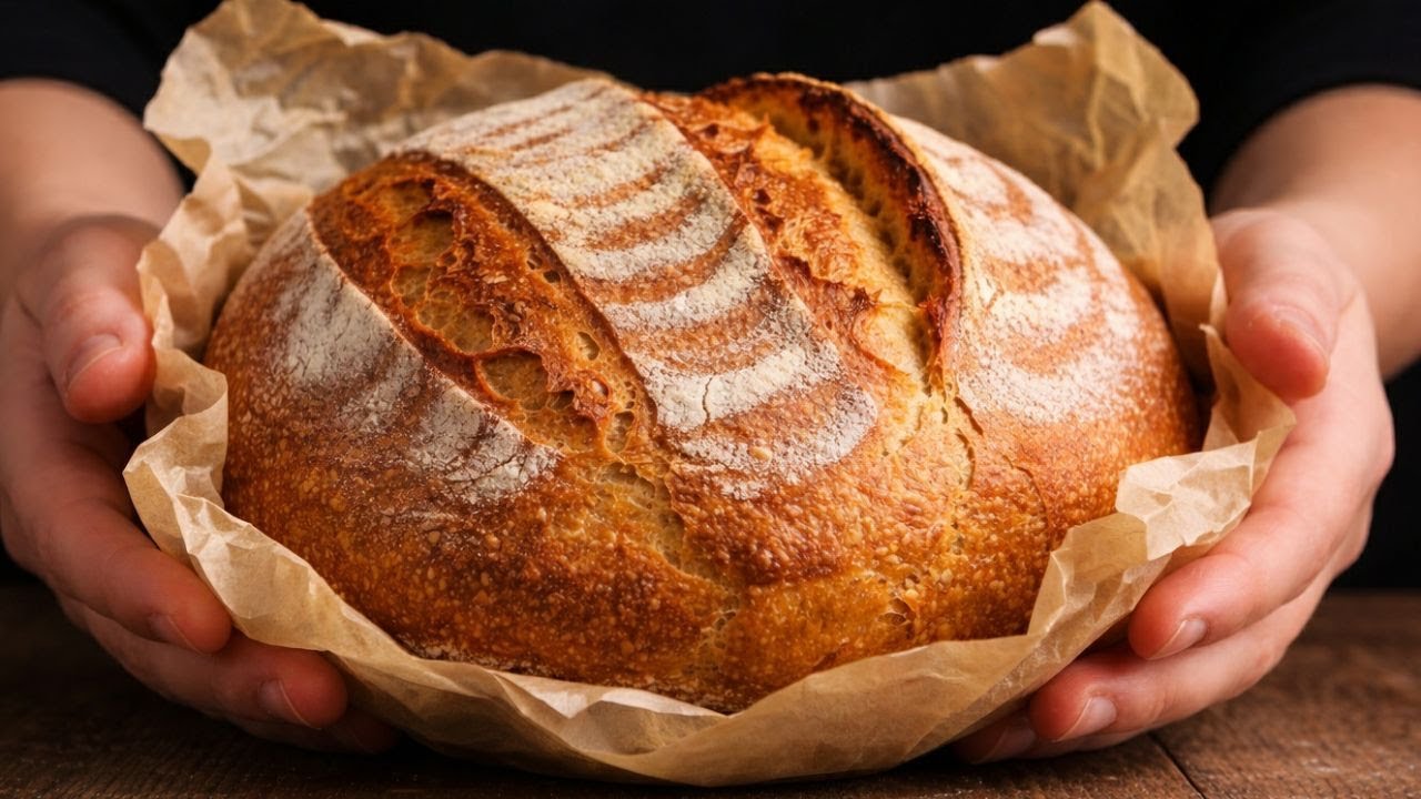 I wish i knew this recipe 20 years ago!Ideal sourdough bread! Sourdough bread recipe for beginners!