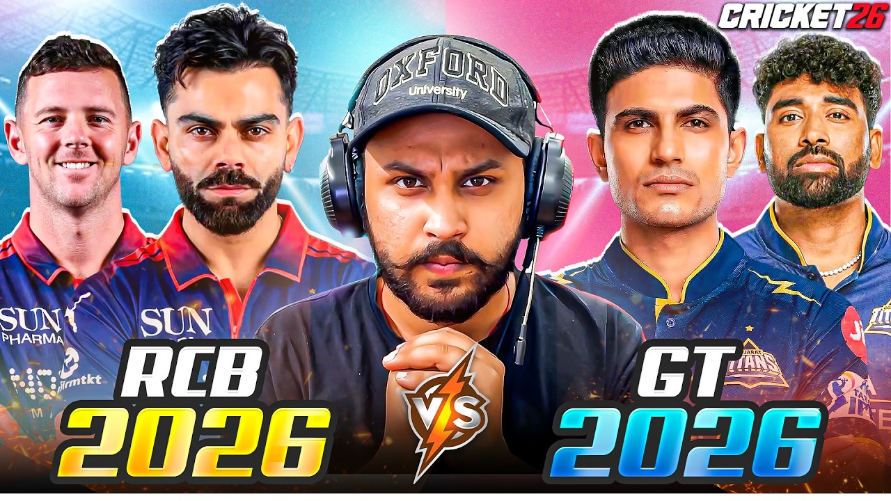 VIRAT KOHLI 62* 🔥 GT vs RCB IPL 2026 🏆Cricket 26