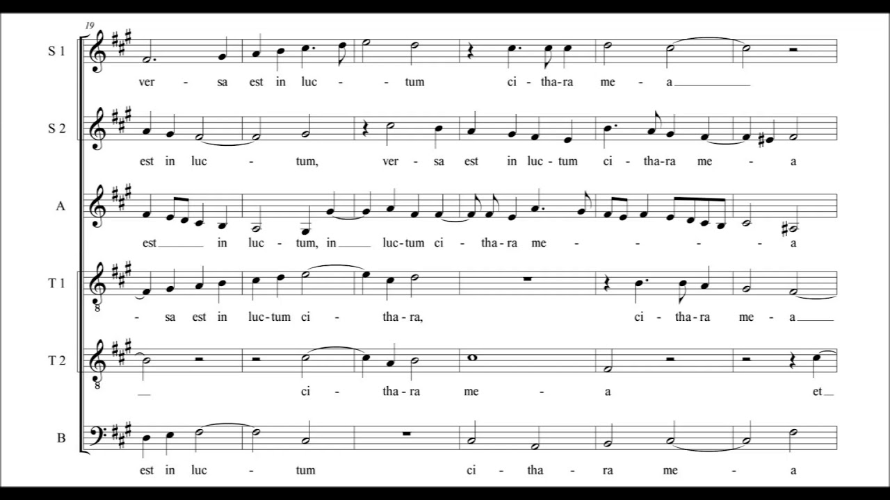 Alonso Lobo - Versa est in luctum cithara mea