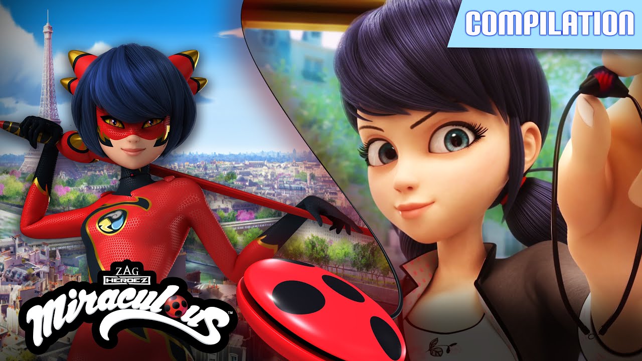 MIRACULOUS | 🐞 Compilation 🐾 FULL EPISODES ▶️ [Ikari Gozen - Timetagger] Season 3