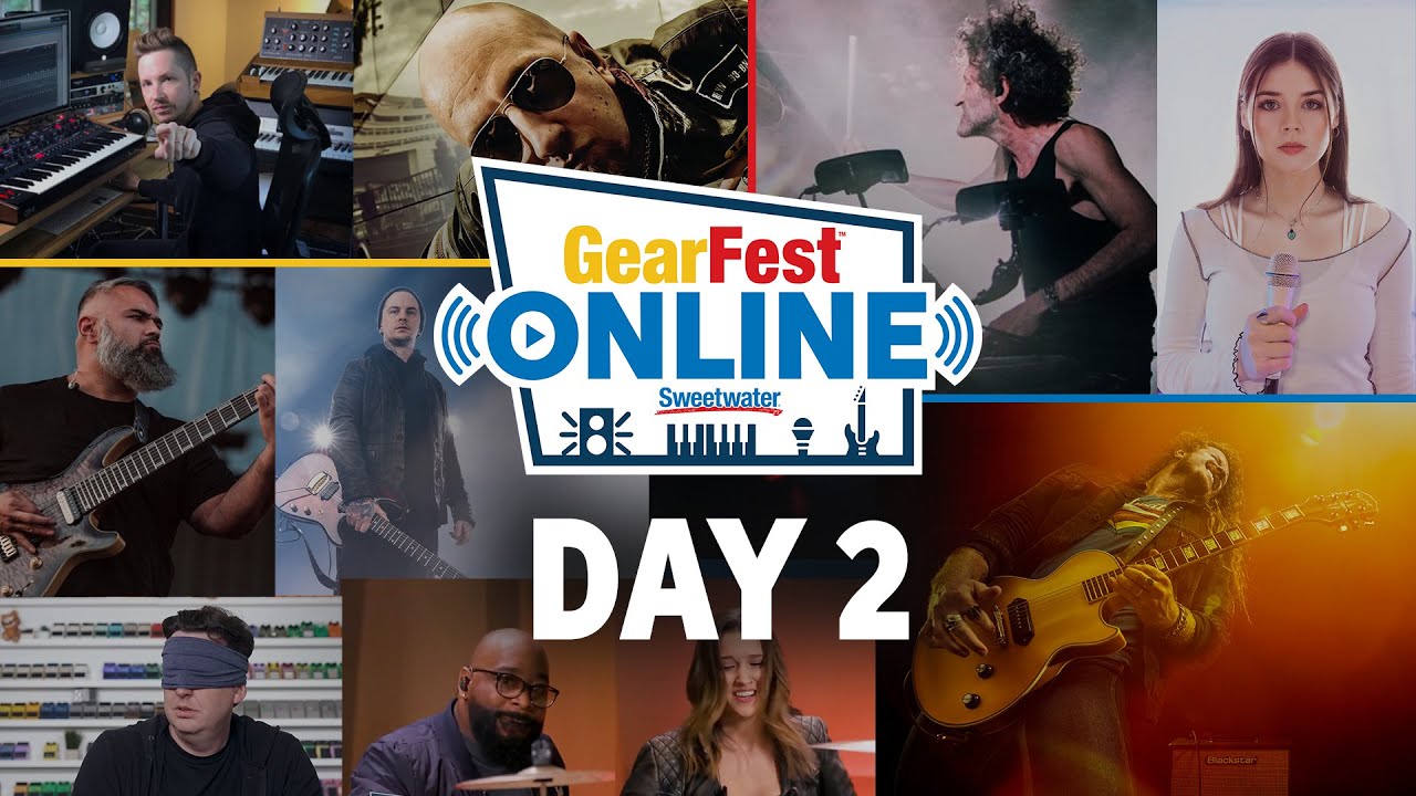 GearFest 2022 Day 2 Livestream: Jason Richardson, J3PO, Thomas Lang, Jared James Nichols