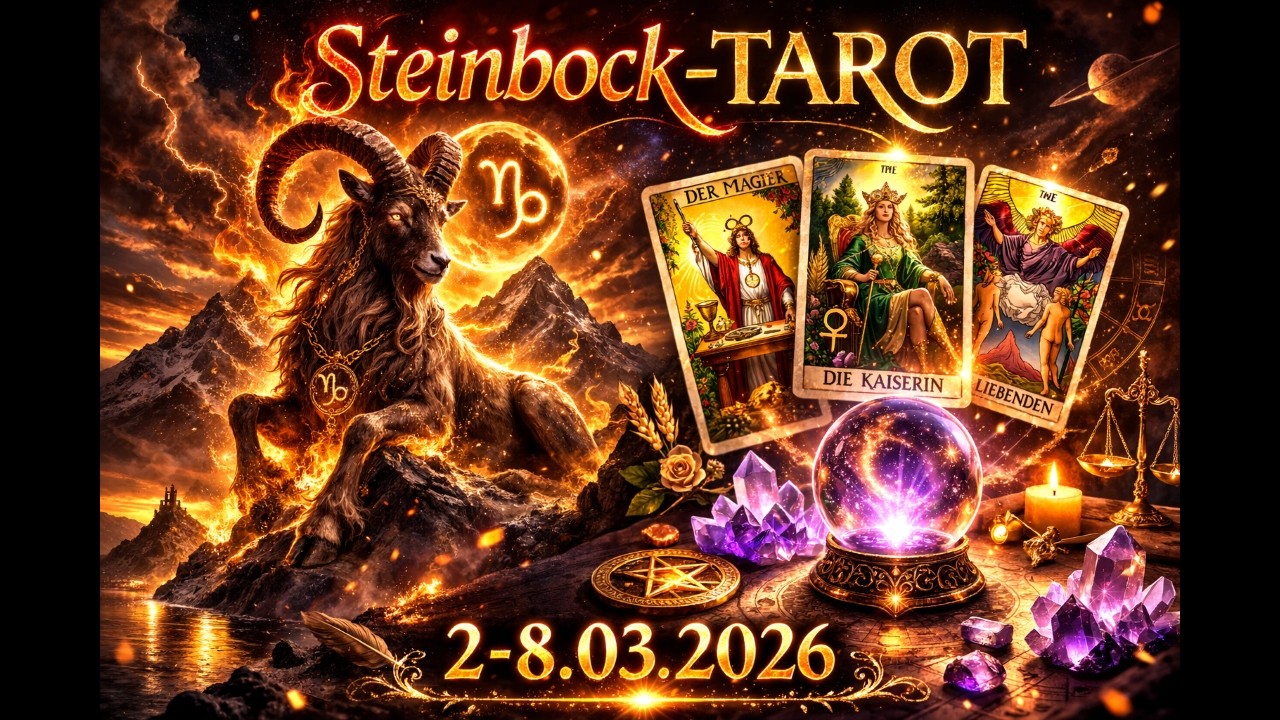 Tarot ♑️ Steinbock ♑️ 2-8.03.2026. Eine Entscheidung verändert dein Fundament