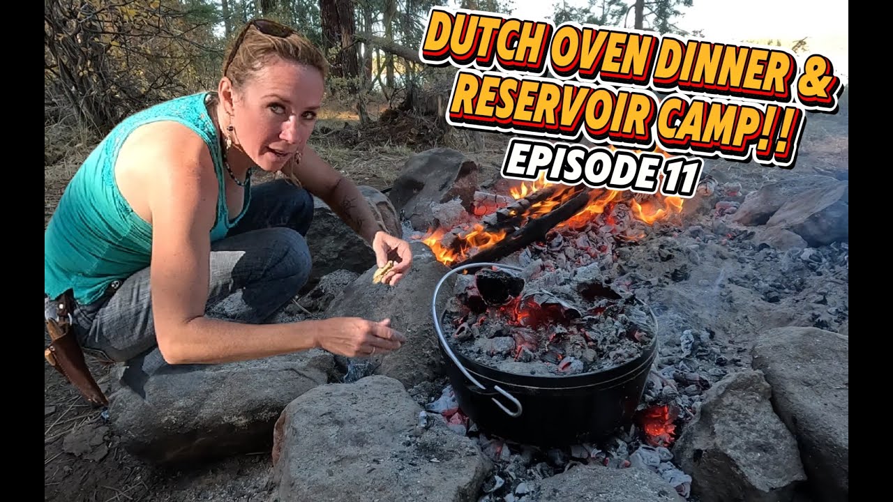 Campfire Dutch Oven Lamb Shank with Root Veggies