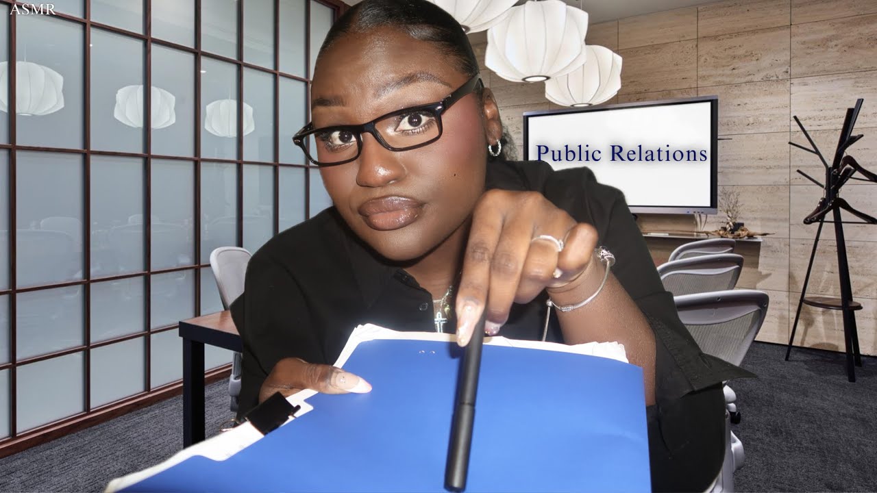 ASMR | Celebrity PR Representative Goes Through The PR Relationship Contract With You...
