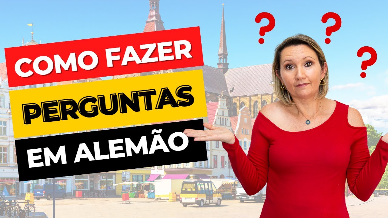 Como FAZER PERGUNTAS sem errar EM ALEMÃO para INICIANTES