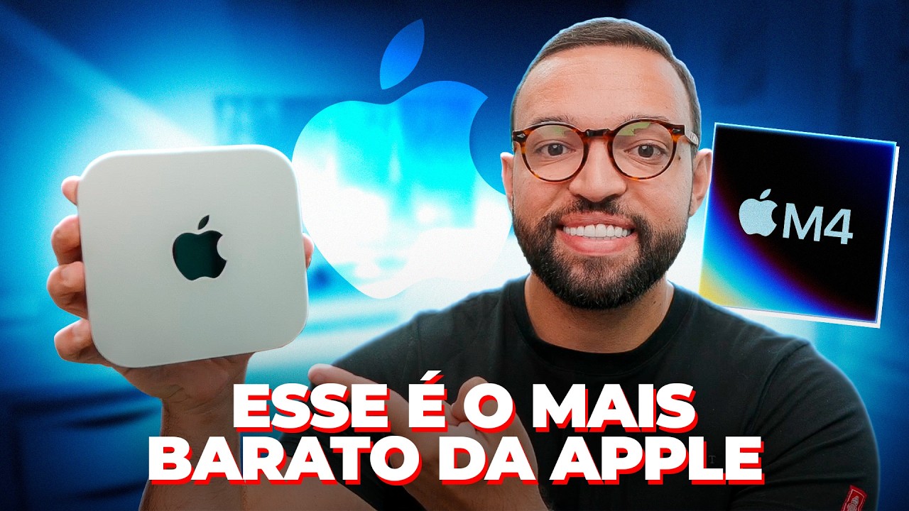 Mac Mini com Chip M4! o computador MAIS BARATO da Apple é MUITO BOM!