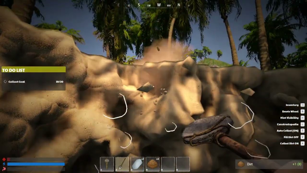 DIG Island ep2 digging for iron