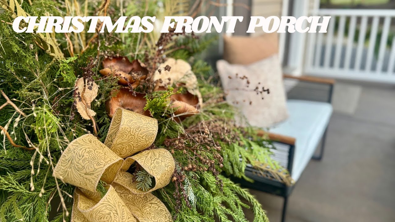 Christmas Front Porch, Christmas Decorating