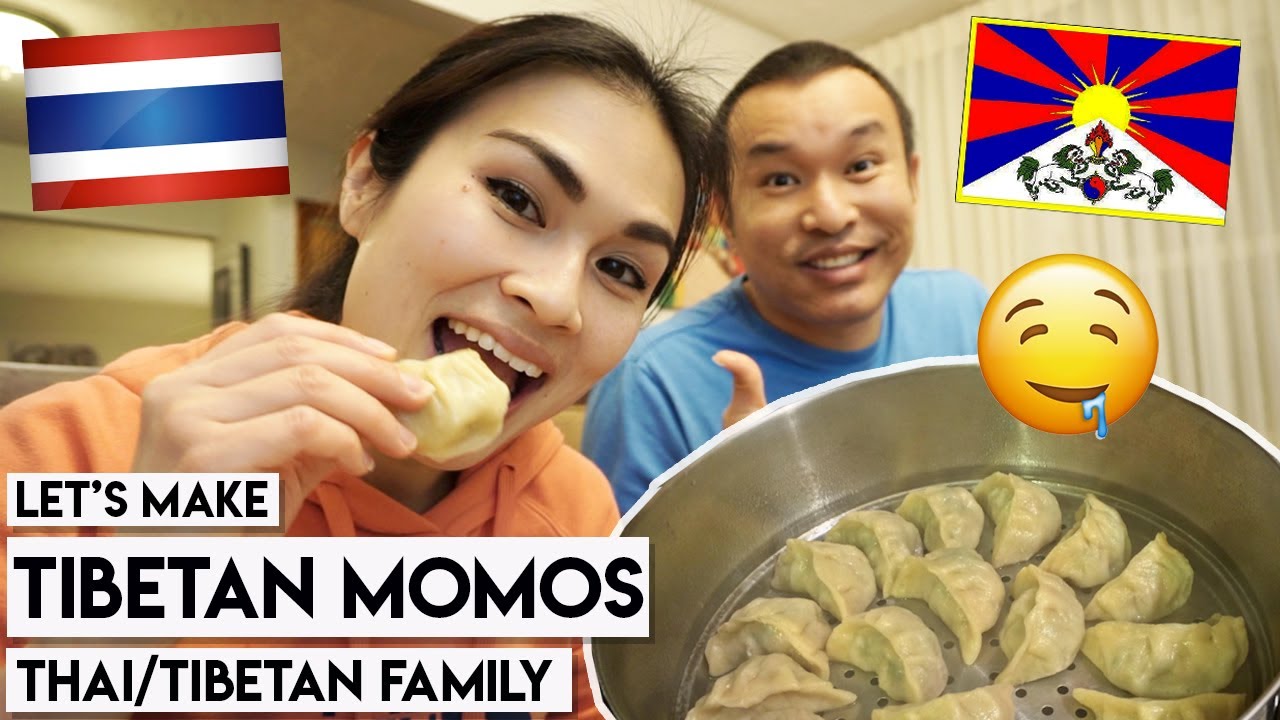 THAI WIFE makes TIBETAN MOMOS FROM SCRATCH? 🥟⎮Thai/Tibetan Couple VLOG