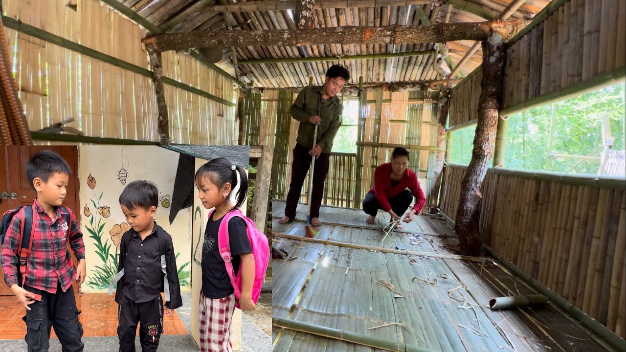 After completing the new house, what will the single mother continue to receive from Ju Das?