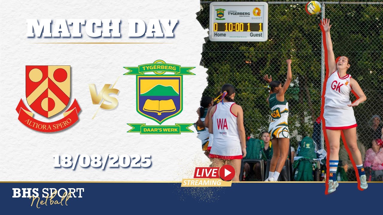 INTERSCHOOLS 2025 Brackenfell vs Tygerberg U19A Netball