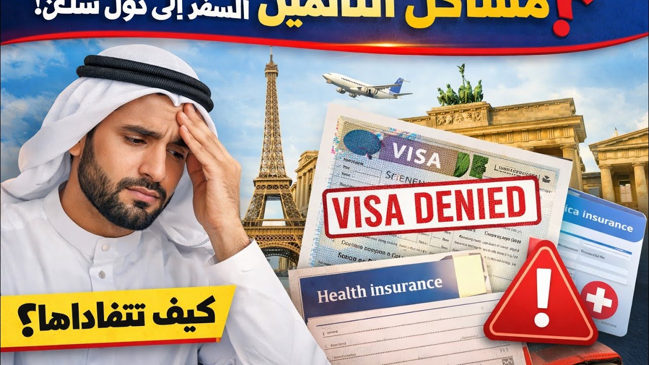 مشاكل التأمين عند السفر إلى دول شنغن: أخطاء شائعة قد ترفض بسببها الفيزا وكيف تتفاداها