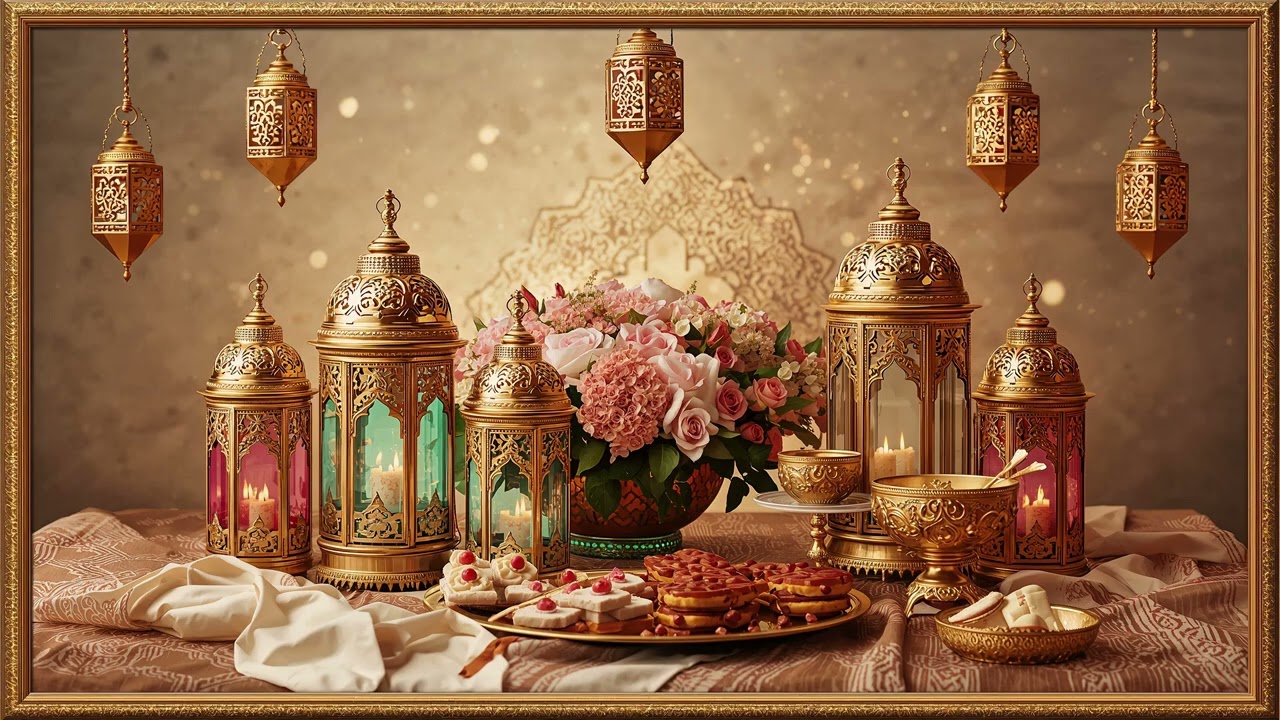 Ramazan Tablo Ekran TV İftar Ve Sahurluk Ramadan ScreenSaver Art Tablo