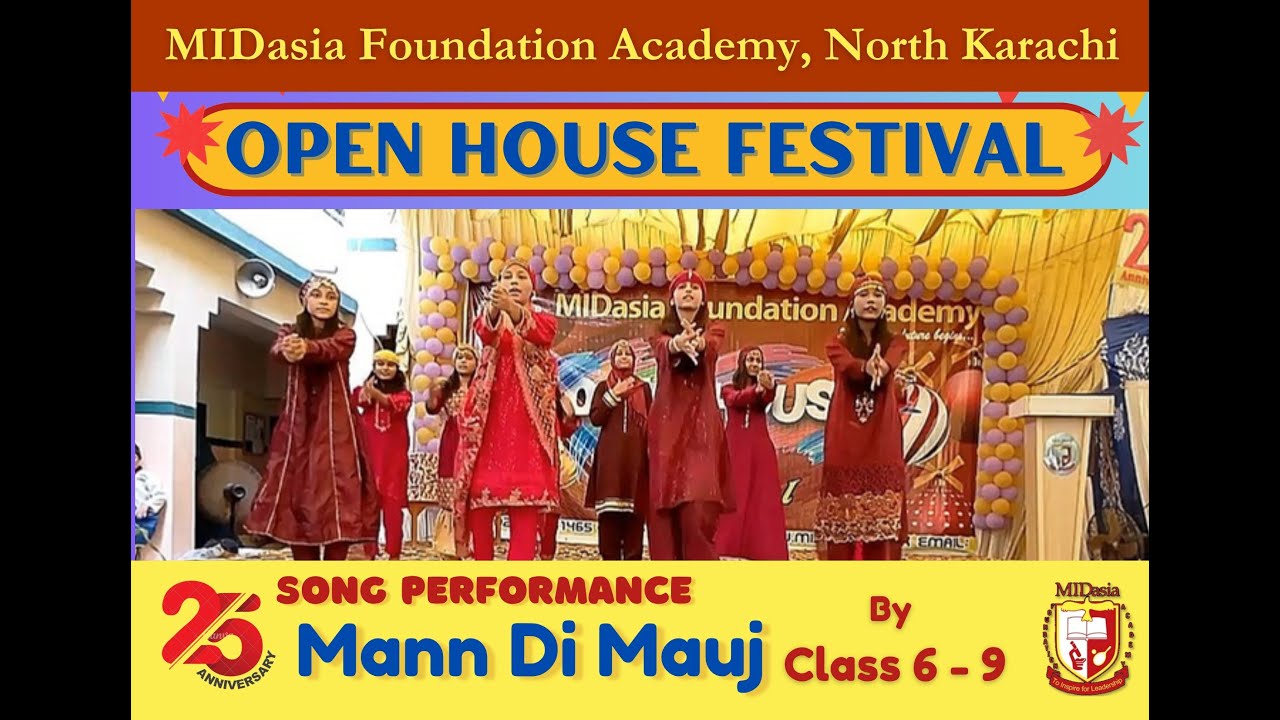 Man Di Mauj by Class 6-9 | Open House 2025 | 25th Anniversary | MIDasia Foundation Academy Official