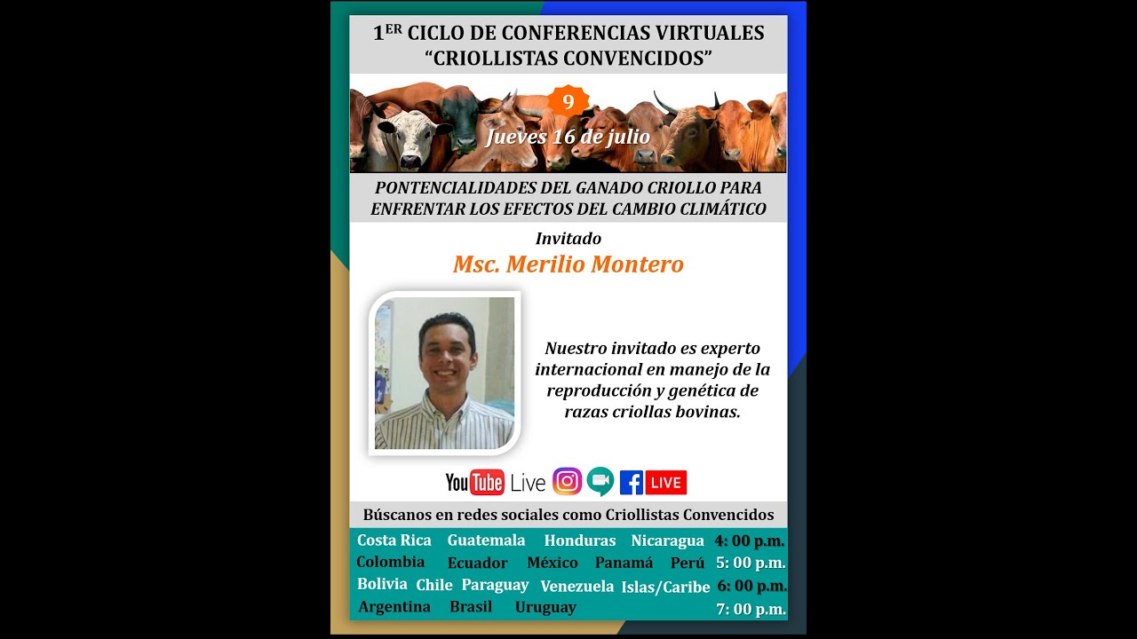 Conferencia 9. Cambio climático y Bovinos Criollos