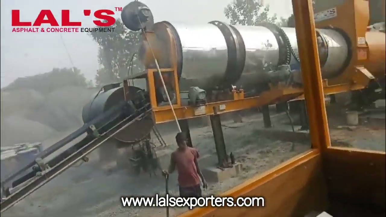 LAL'S ASPHALT DRUM MIX PLANT MODEL LDMX - 90 OF (60 TO 90 TPH CAPACITY)