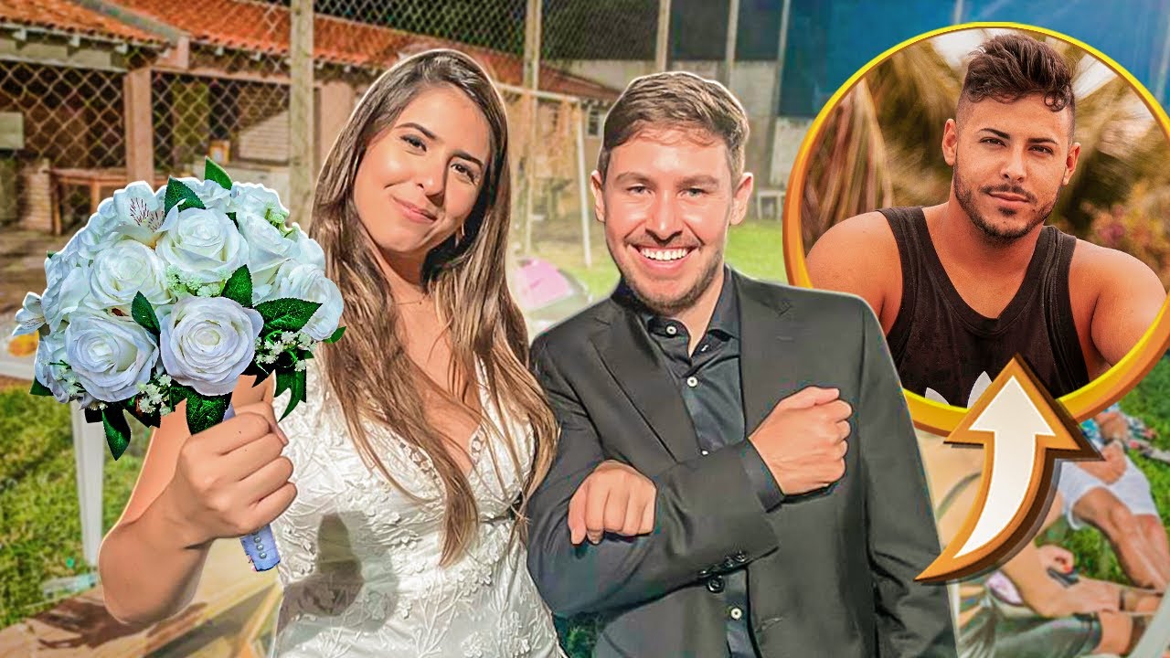 FUI DE NOIVA PRA FESTA DO RENATO 🤣