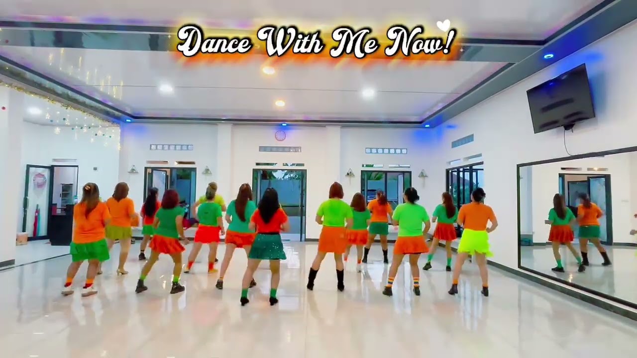 Dance With Me Now Line Dance / Miaclub studio Malalayang. Coach Marla